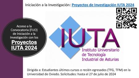 Imagen Convocatoria de ayudas a los proyectos del IUTA 2024