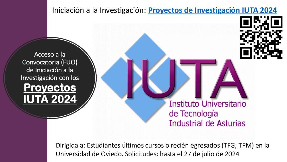 Imagen Convocatoria de ayudas a los proyectos del IUTA 2024